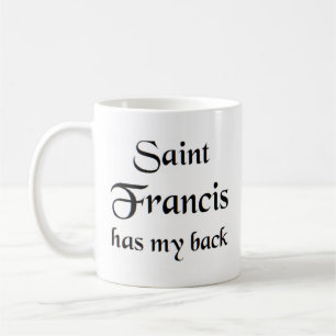 saint francis coffee mug