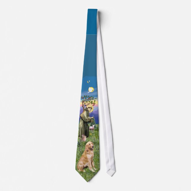 Saint Francis / Cravate Golden Retriever (Devant)