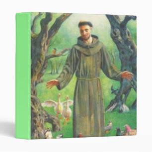 Saint Francis Customizable Binder