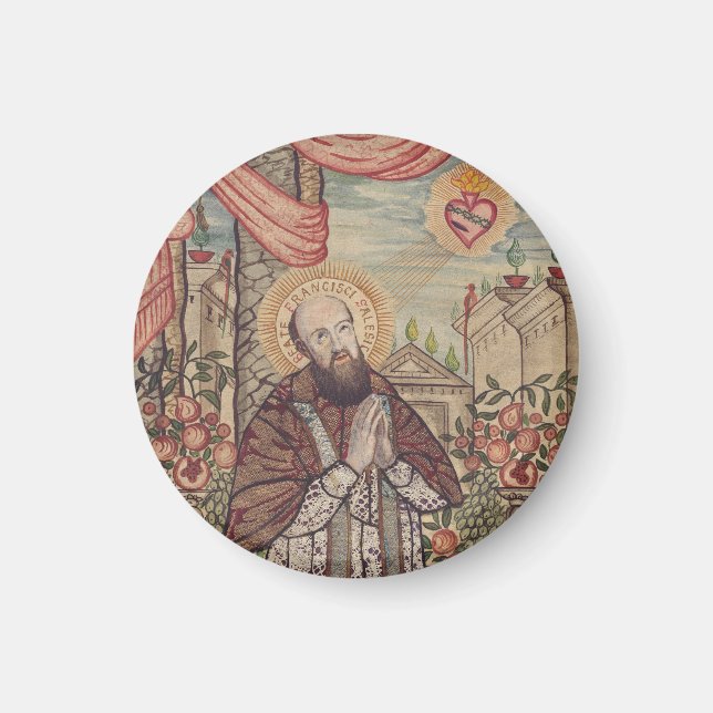 Saint Francis de Sales Bishop of Geneva Magnet (Front)