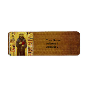 Saint Francis d'iconographie médiévale d'Assisi