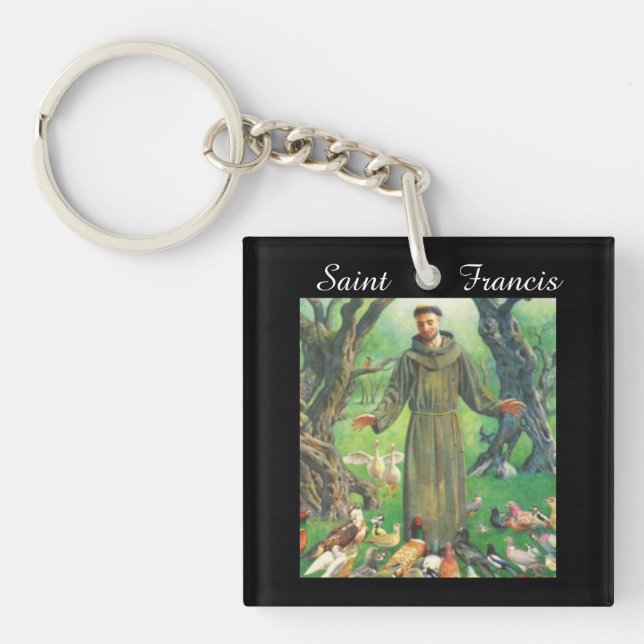 Saint Francis Keychain (Front)