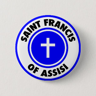 Saint Francis of Assisi 2 Inch Round Button