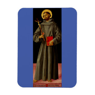 Saint Francis of Assisi by Antoniazzo Romano Magnet