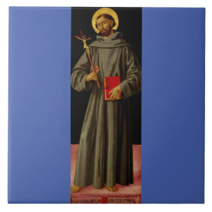 Saint Francis of Assisi by Antoniazzo Romano Tile
