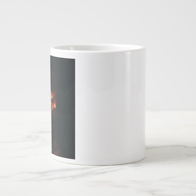 Saint Francis of Assisi by Caravaggio Large Coffee Mug (Front)