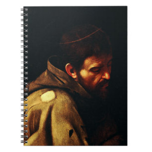 Saint Francis of Assisi by Caravaggio Notebook