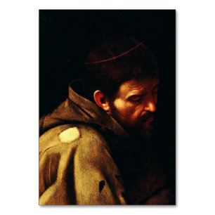 Saint Francis of Assisi by Caravaggio Table Number