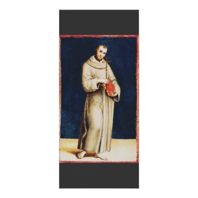 Saint Francis of Assisi by Raphael Rack Card (Front)