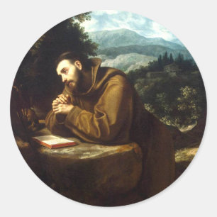 Saint Francis of Assisi Classic Round Sticker
