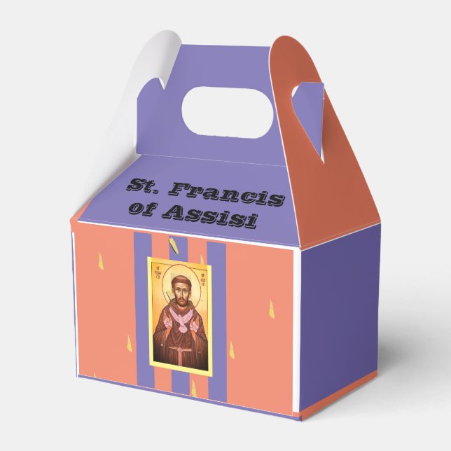 Saint Francis of Assisi Favor Box (Front Side)