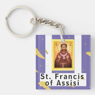 Saint Francis of Assisi Keychain