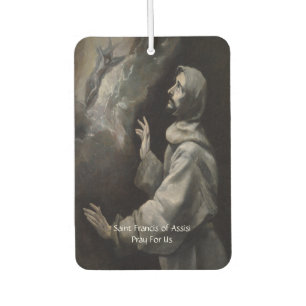 Saint Francis of Assisi Serenity Prayer Air Freshener