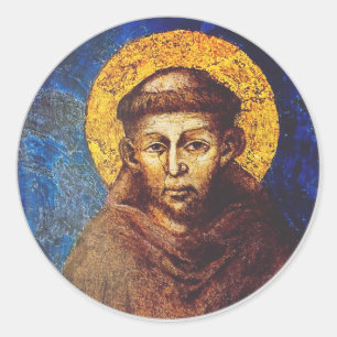 Saint Francis of Assisi The Canticle of Creation Classic Round Sticker