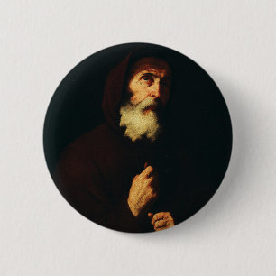 Saint Francis of Paola 2 Inch Round Button