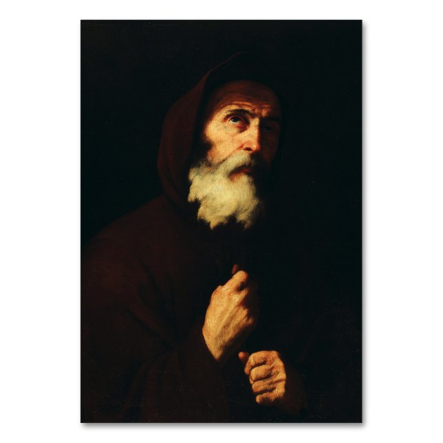 Saint Francis of Paola Table Number (Front)