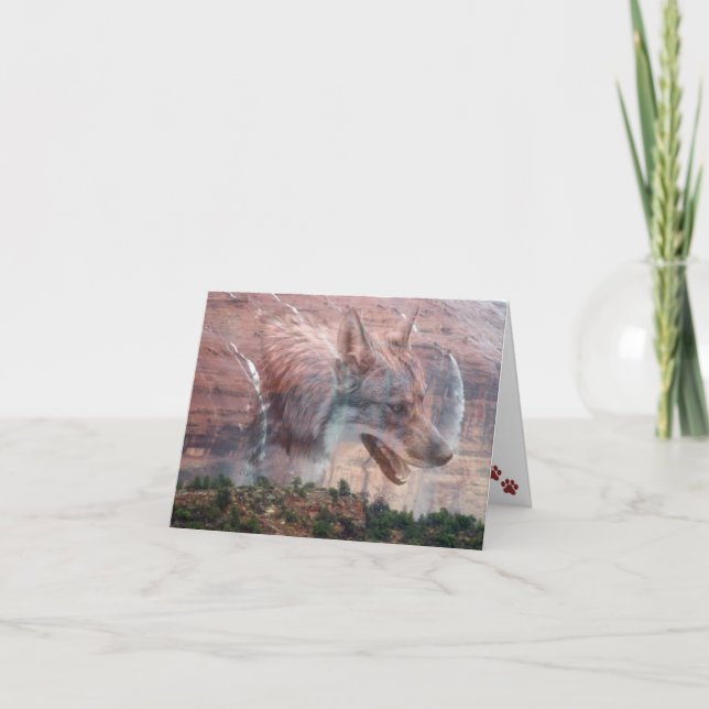 Saint Francis Quote Animal Notecard (Front)