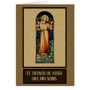 Saint Francis Stained Glass Peace Prayer