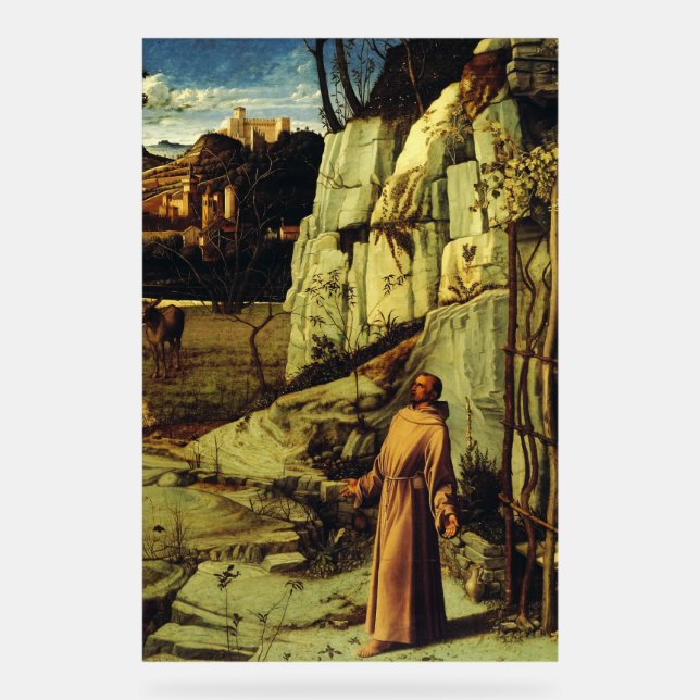 Saint François dans le désert par Giovanni Bellini (Recto)