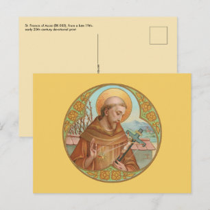 Saint François d'Assise (BK 002) Carte postale