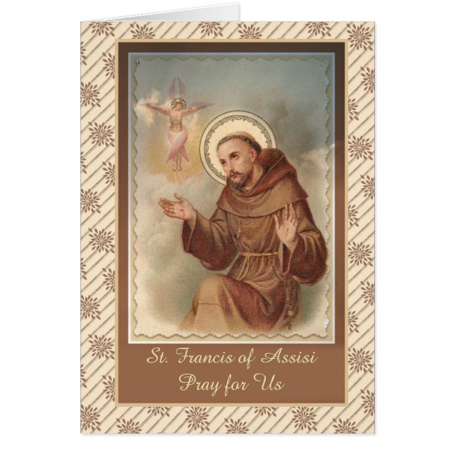 Saint François d'Assise Patron Saint des Animaux (Devant)