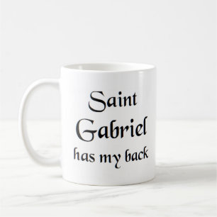 saint gabriel coffee mug