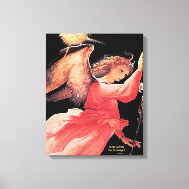 Saint Gabriel the Archangel Canvas Print (Front)