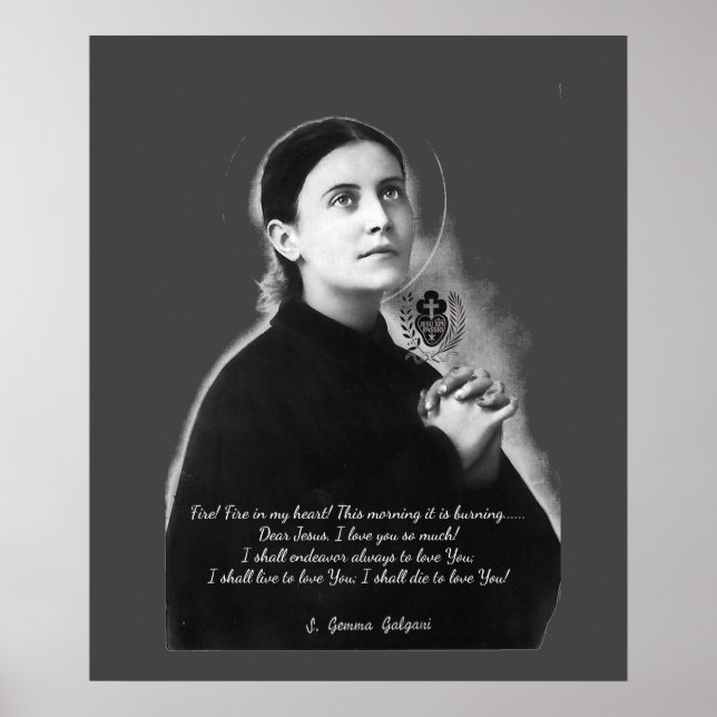 SAINT GEMMA GALGANI POSTER (Devant)