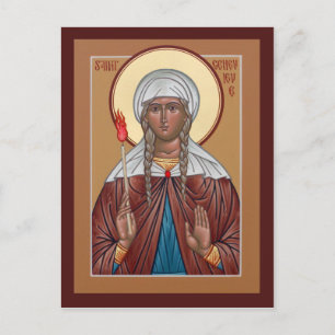 Saint Genevieve Prayer Card