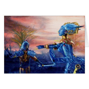 SAINT GEORGE AND ALIEN DRAGON