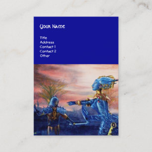 SAINT GEORGE AND ALIEN DRAGON BUSINESS CARD