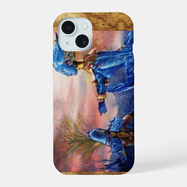 SAINT GEORGE AND ALIEN DRAGON iPhone 15 CASE (Back)