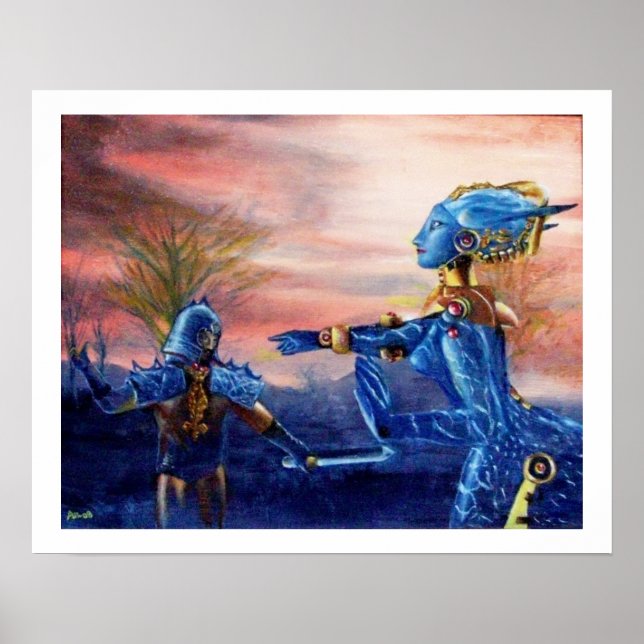SAINT GEORGE AND ALIEN DRAGON POSTER (Front)