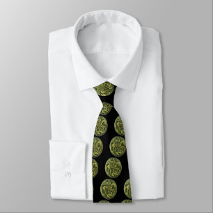 SAINT GEORGE AND DRAGON MEDALLION TIE