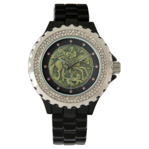 SAINT GEORGE AND DRAGON MEDALLION WATCH
