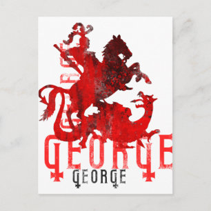 Saint George and Dragon Postcard