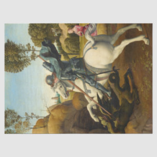 Saint George and the Dragon, 1506 by Raphael Tissue Paper