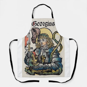Saint George and the Dragon Great Martyr Apron