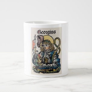 Saint George and the Dragon Great Martyr Large Coffee Mug