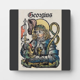 Saint George and the Dragon Great Martyr Plaque