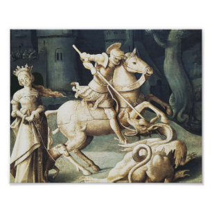 Saint George and the Dragon Photo Print
