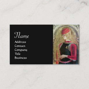 SAINT GEORGE ,Black Business Card