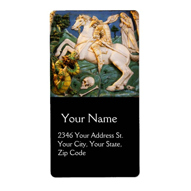 Saint George, Dragon et Princesse (Devant)