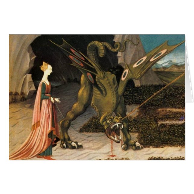 Saint George, Dragon et Princesse (Devant horizontal)