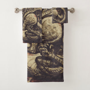 Saint George Killing the Dragon Bath Towel Set