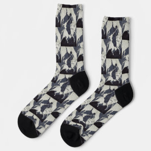 Saint George Killing the Dragon Socks