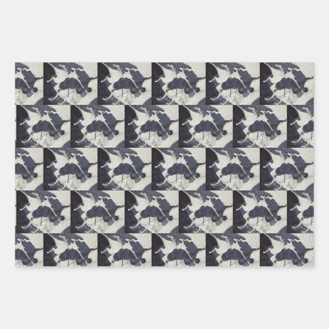 Saint George Killing the Dragon Wrapping Paper Sheet (Front)