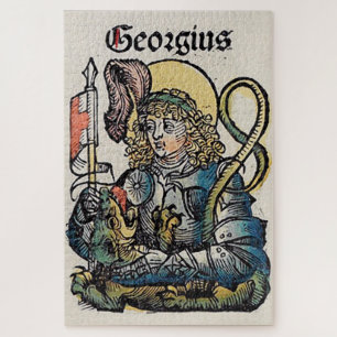 Saint George Patron of England Jigsaw Puzzle