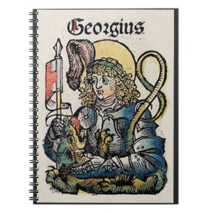Saint George Patron of England Notebook