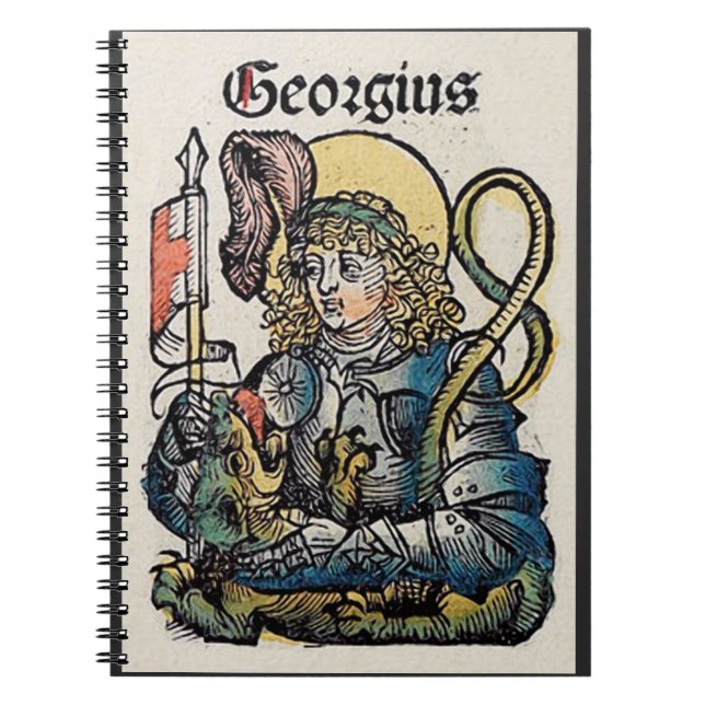 Saint George Patron of England Notebook (Front)